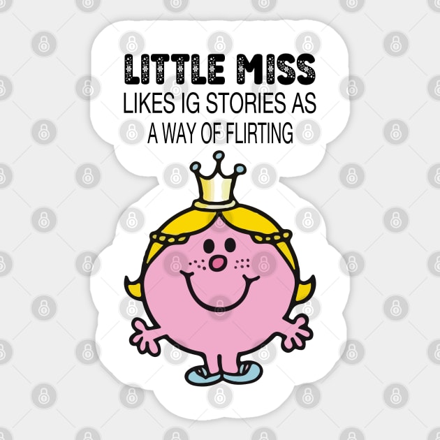 LITTLE MISS Sticker by reedae